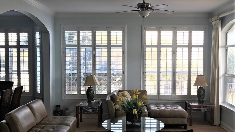 Jacksonville family room shutters